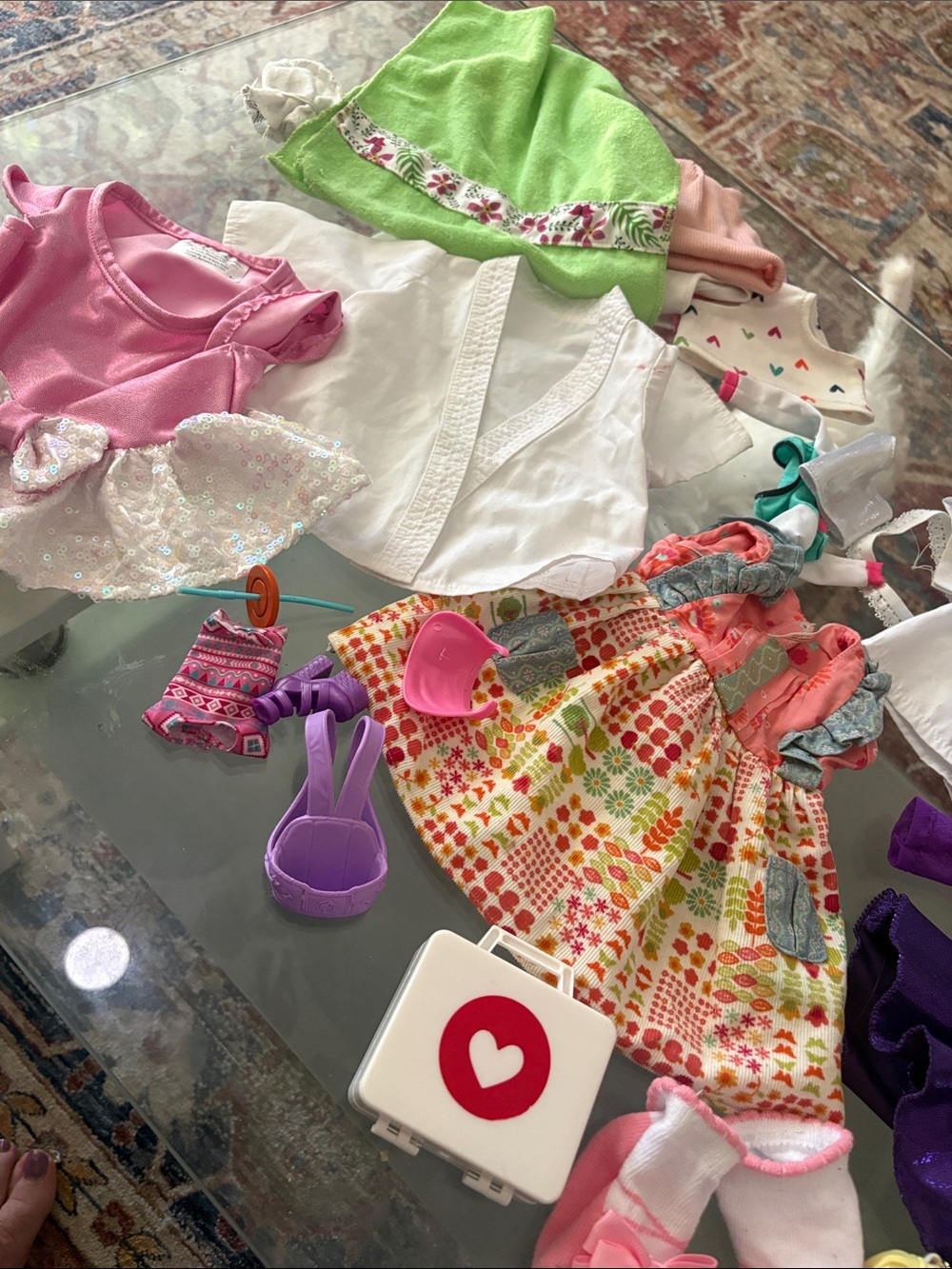 doll clothes lot mix